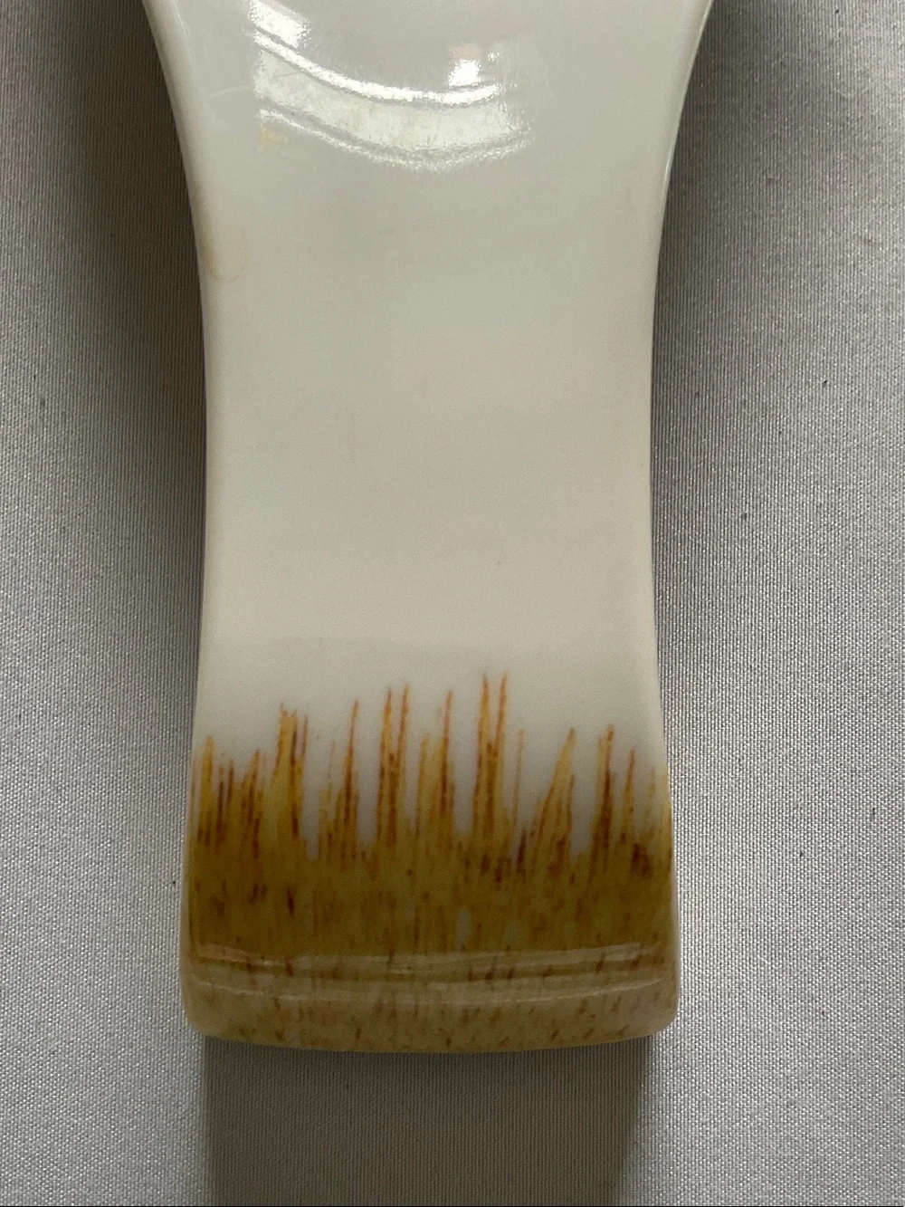 Yellow and Ceam Floral Detail Spoon Rest
